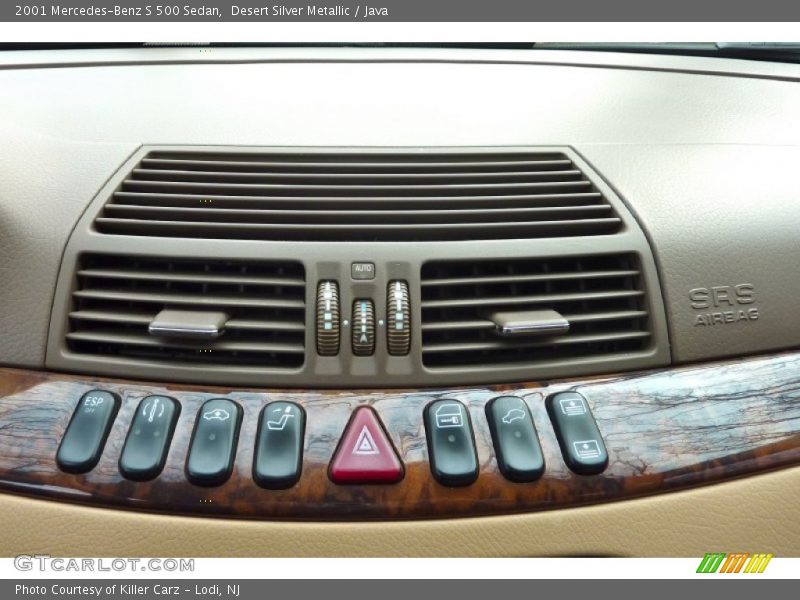 Desert Silver Metallic / Java 2001 Mercedes-Benz S 500 Sedan