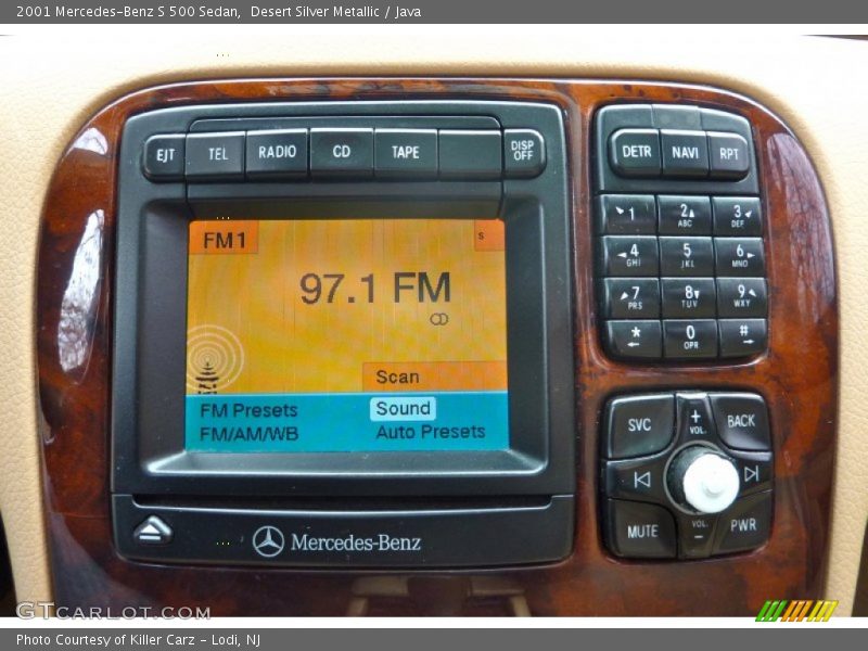 Desert Silver Metallic / Java 2001 Mercedes-Benz S 500 Sedan