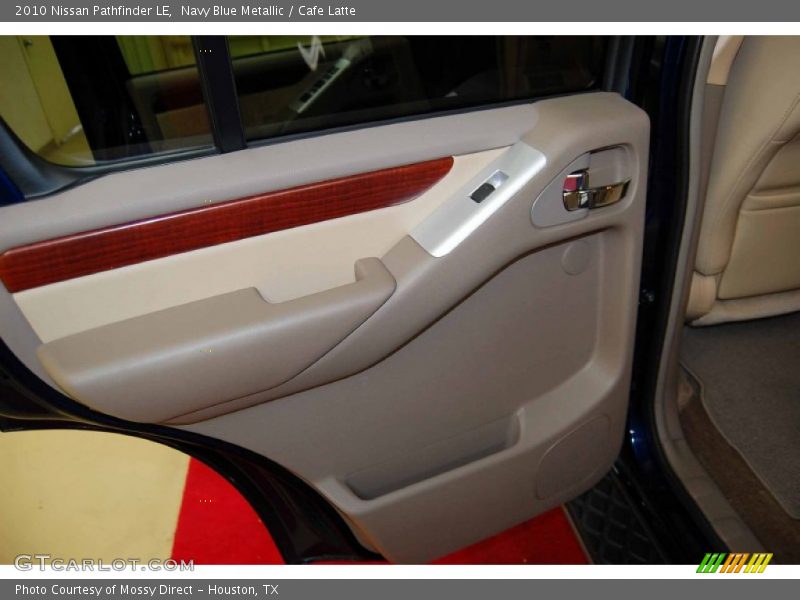 Navy Blue Metallic / Cafe Latte 2010 Nissan Pathfinder LE