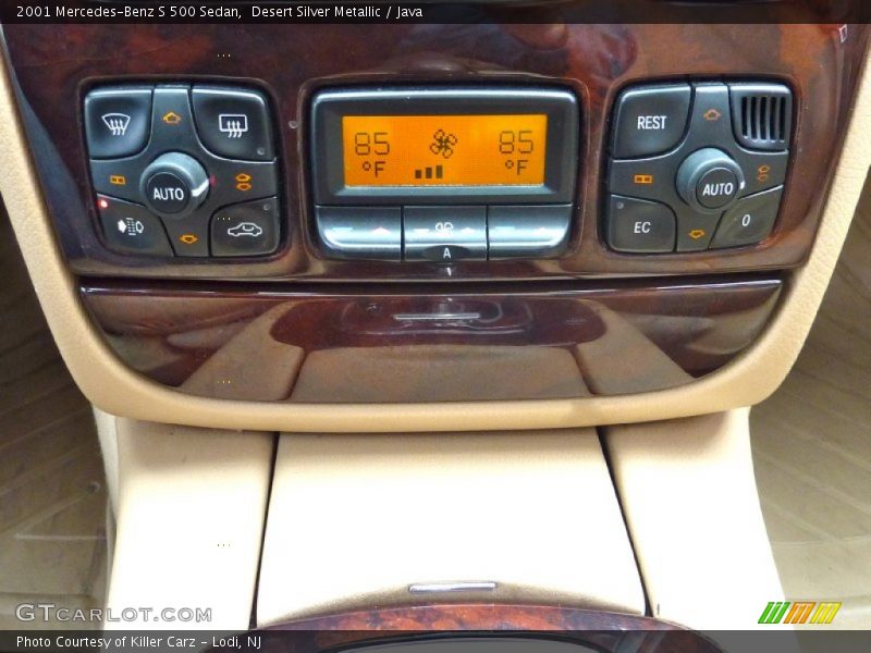 Desert Silver Metallic / Java 2001 Mercedes-Benz S 500 Sedan