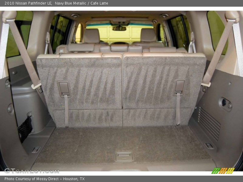 Navy Blue Metallic / Cafe Latte 2010 Nissan Pathfinder LE