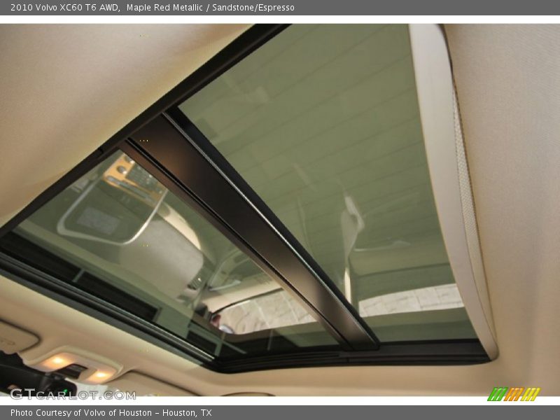 Maple Red Metallic / Sandstone/Espresso 2010 Volvo XC60 T6 AWD