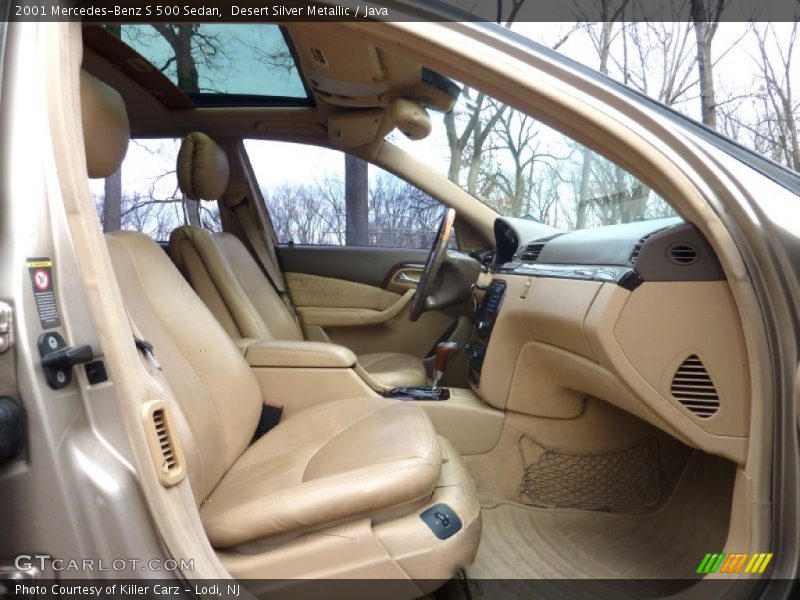 Desert Silver Metallic / Java 2001 Mercedes-Benz S 500 Sedan