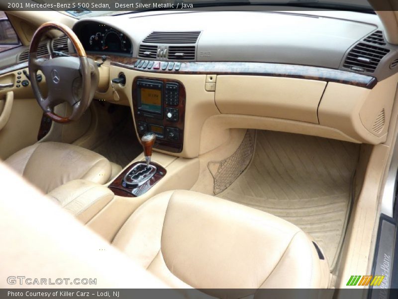 Desert Silver Metallic / Java 2001 Mercedes-Benz S 500 Sedan
