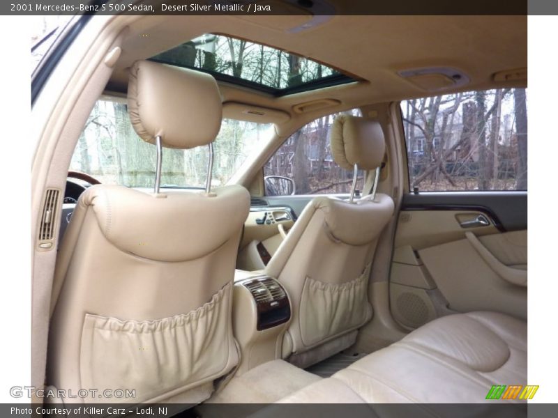 Desert Silver Metallic / Java 2001 Mercedes-Benz S 500 Sedan