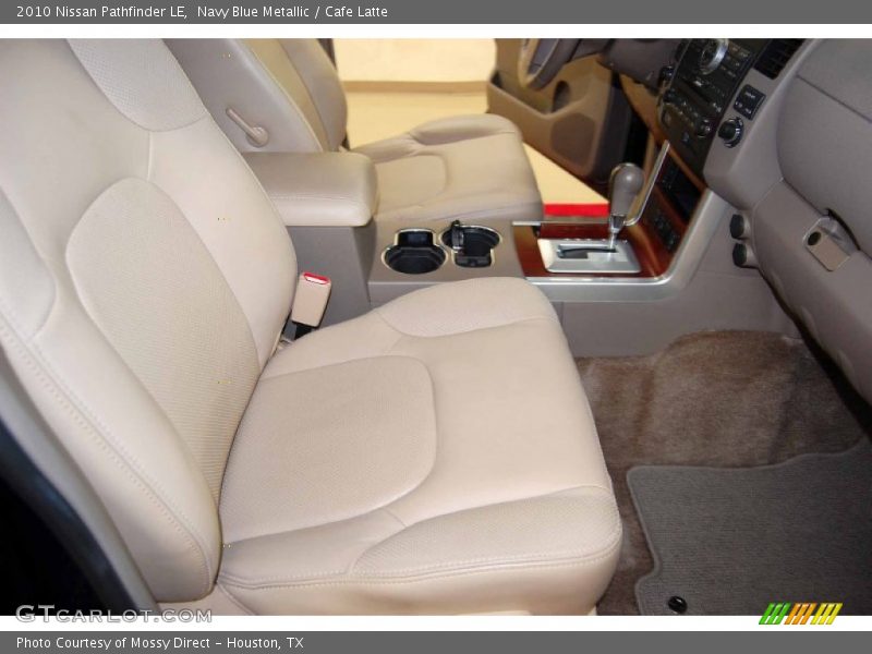 Navy Blue Metallic / Cafe Latte 2010 Nissan Pathfinder LE