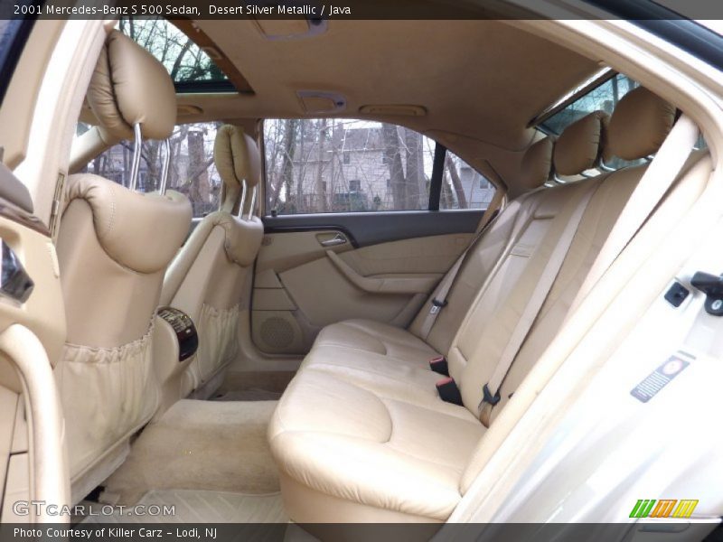 Desert Silver Metallic / Java 2001 Mercedes-Benz S 500 Sedan