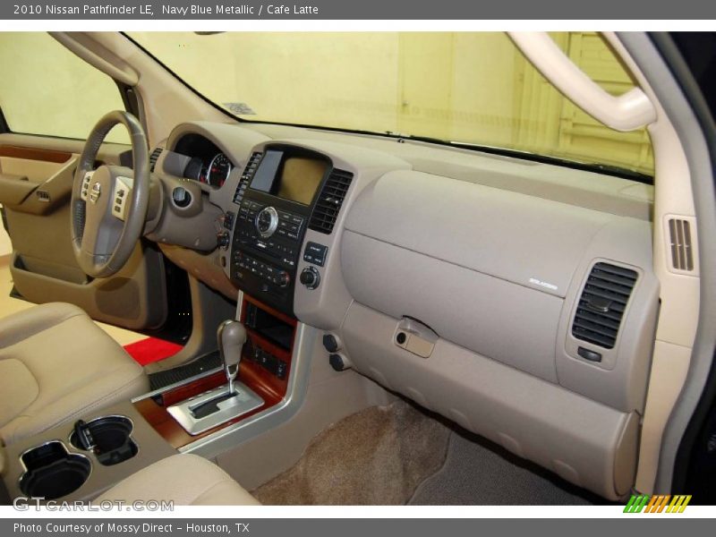 Navy Blue Metallic / Cafe Latte 2010 Nissan Pathfinder LE