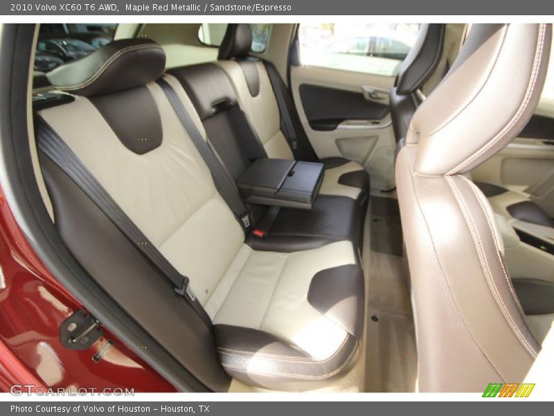 Maple Red Metallic / Sandstone/Espresso 2010 Volvo XC60 T6 AWD