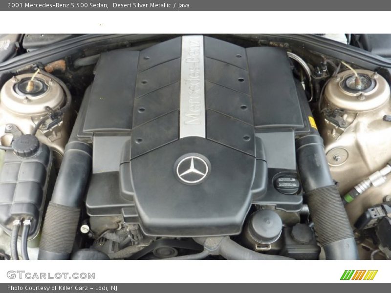 Desert Silver Metallic / Java 2001 Mercedes-Benz S 500 Sedan