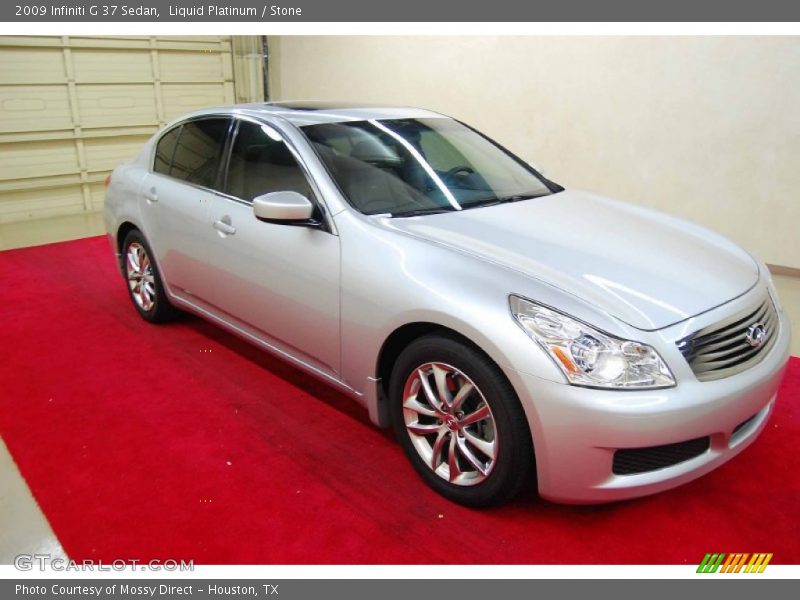 Liquid Platinum / Stone 2009 Infiniti G 37 Sedan