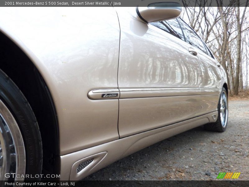 Desert Silver Metallic / Java 2001 Mercedes-Benz S 500 Sedan