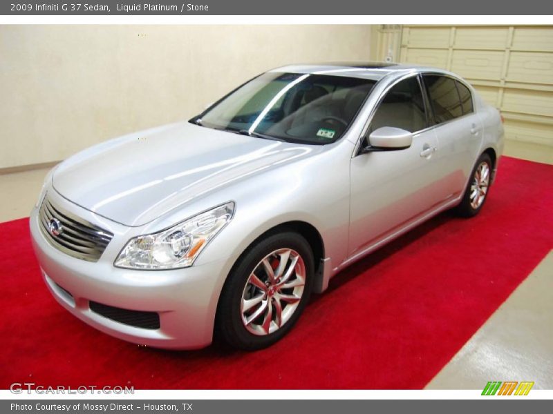 Liquid Platinum / Stone 2009 Infiniti G 37 Sedan