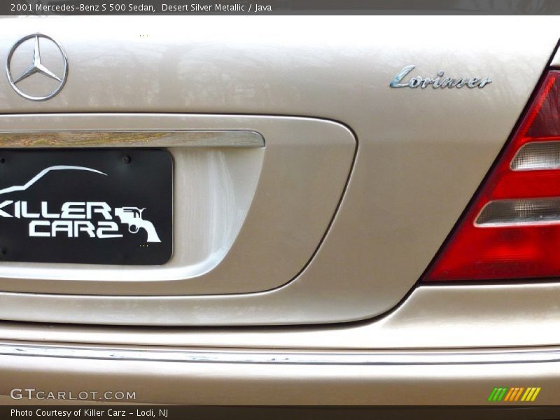 Desert Silver Metallic / Java 2001 Mercedes-Benz S 500 Sedan