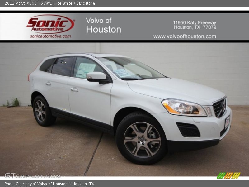 Ice White / Sandstone 2012 Volvo XC60 T6 AWD