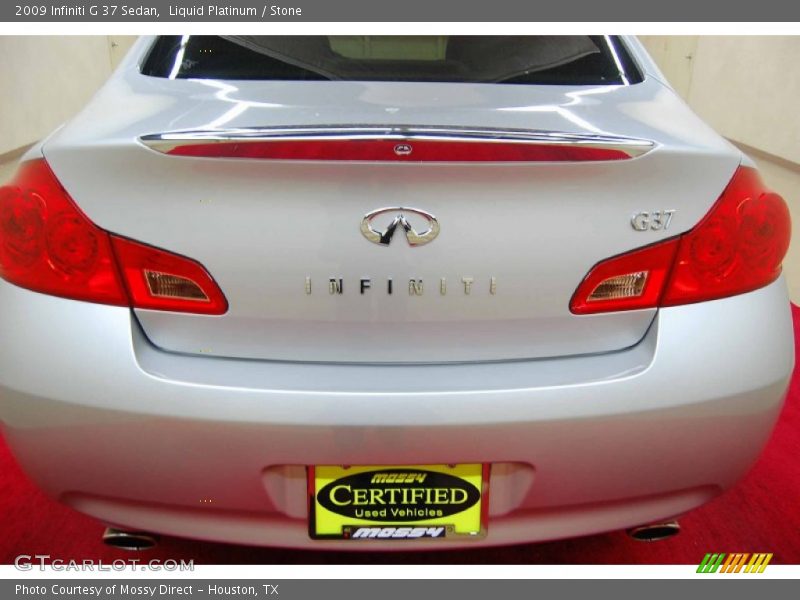 Liquid Platinum / Stone 2009 Infiniti G 37 Sedan