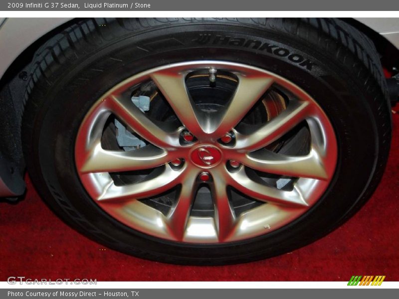 Liquid Platinum / Stone 2009 Infiniti G 37 Sedan