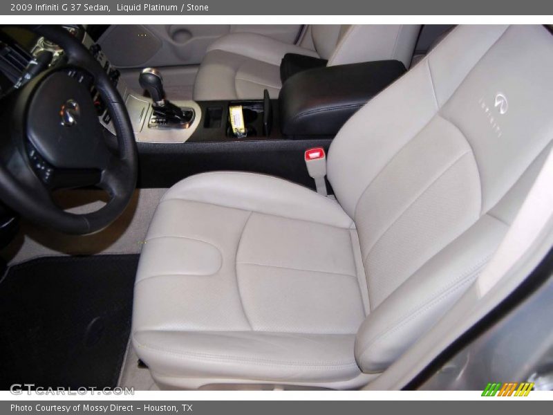 Liquid Platinum / Stone 2009 Infiniti G 37 Sedan