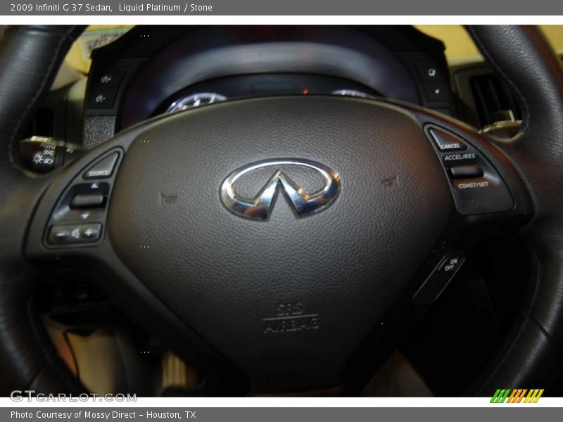 Liquid Platinum / Stone 2009 Infiniti G 37 Sedan