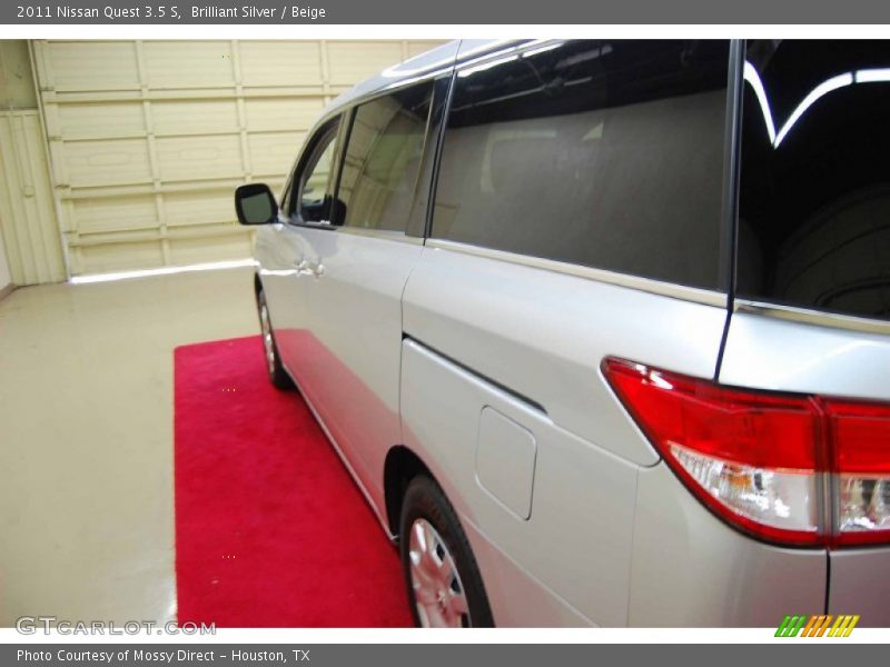 Brilliant Silver / Beige 2011 Nissan Quest 3.5 S