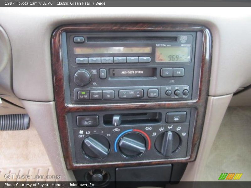 Classic Green Pearl / Beige 1997 Toyota Camry LE V6