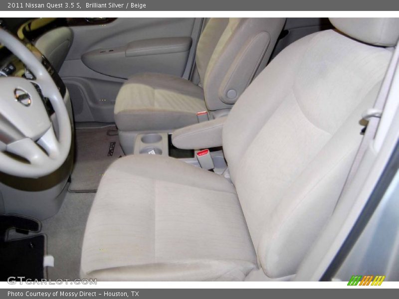 Brilliant Silver / Beige 2011 Nissan Quest 3.5 S