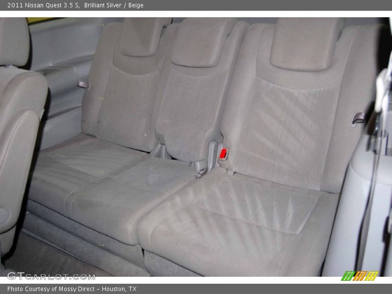 Brilliant Silver / Beige 2011 Nissan Quest 3.5 S
