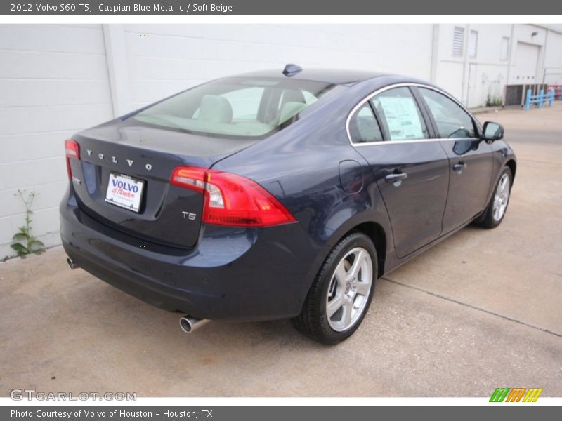 Caspian Blue Metallic / Soft Beige 2012 Volvo S60 T5