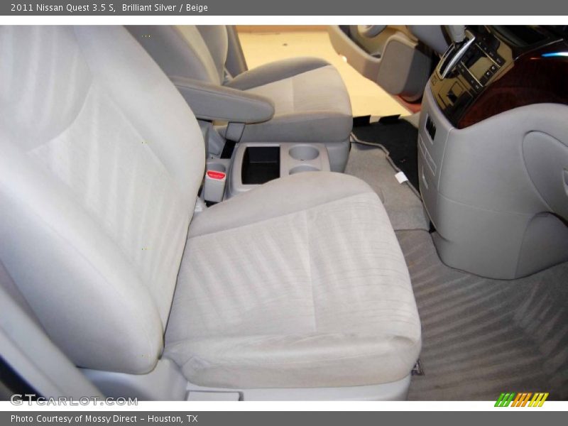 Brilliant Silver / Beige 2011 Nissan Quest 3.5 S