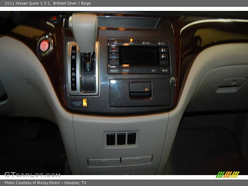 Brilliant Silver / Beige 2011 Nissan Quest 3.5 S