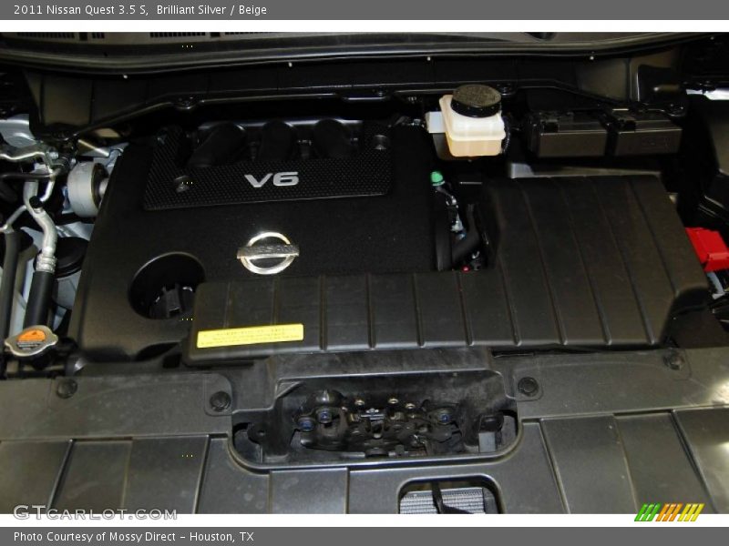 Brilliant Silver / Beige 2011 Nissan Quest 3.5 S
