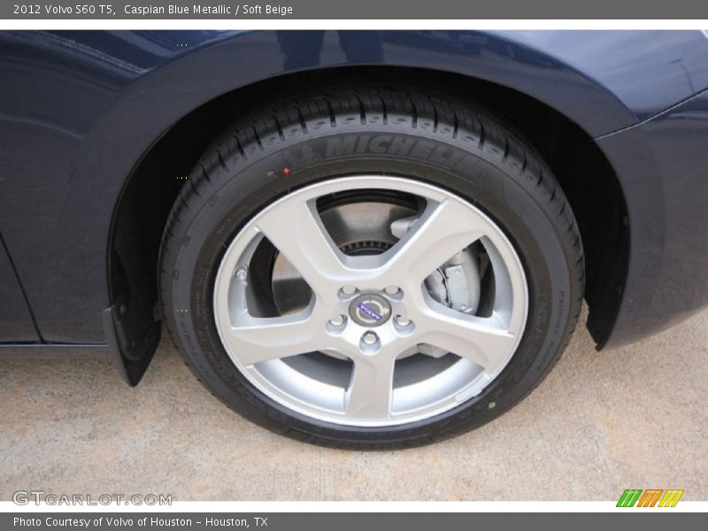 Caspian Blue Metallic / Soft Beige 2012 Volvo S60 T5