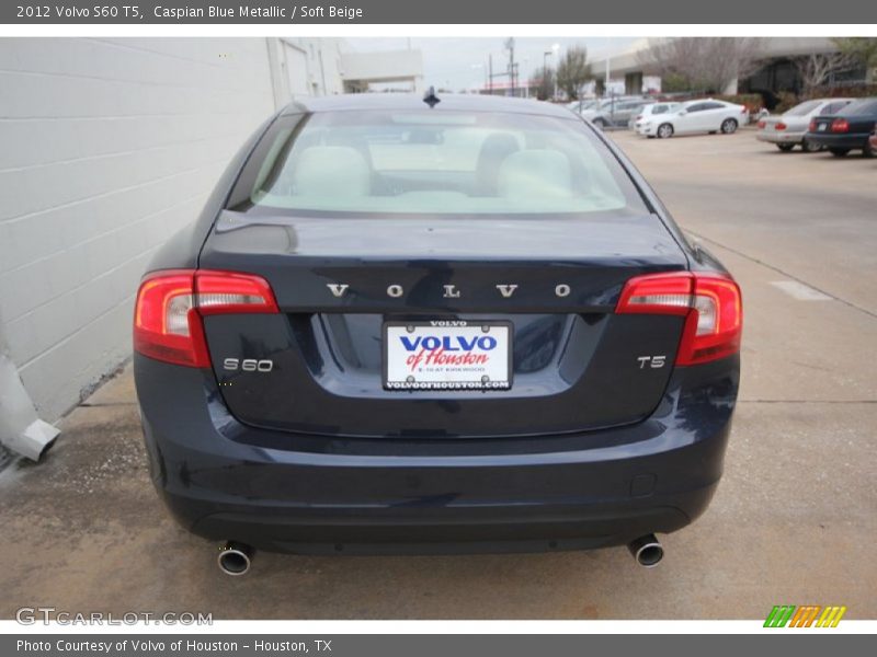 Caspian Blue Metallic / Soft Beige 2012 Volvo S60 T5