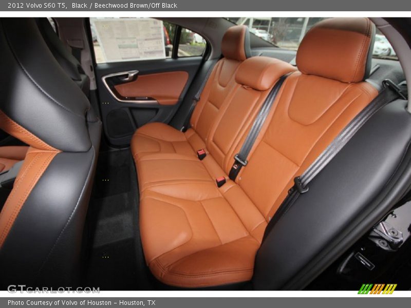 Black / Beechwood Brown/Off Black 2012 Volvo S60 T5