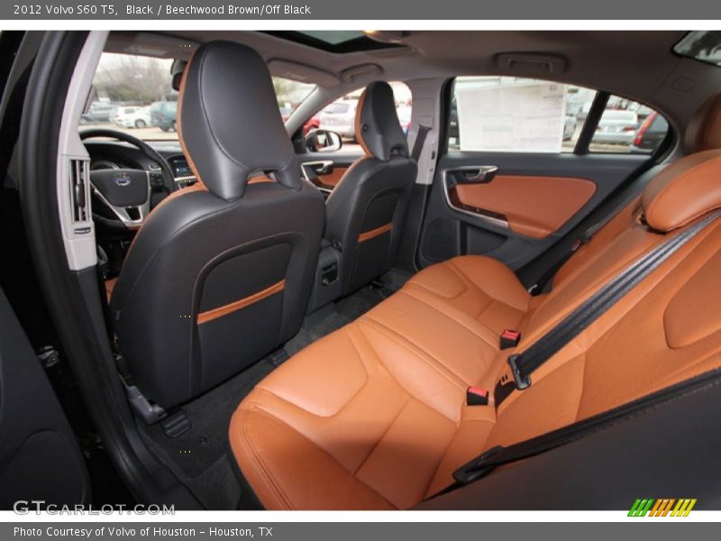 Black / Beechwood Brown/Off Black 2012 Volvo S60 T5