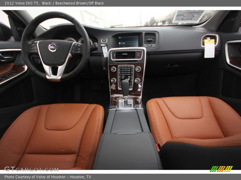 Black / Beechwood Brown/Off Black 2012 Volvo S60 T5