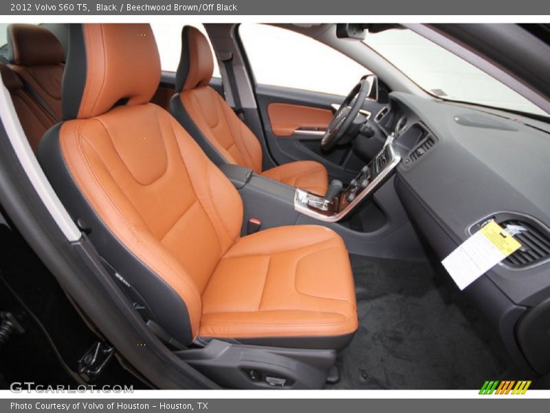 Black / Beechwood Brown/Off Black 2012 Volvo S60 T5