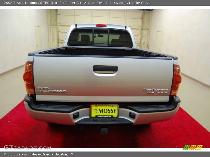 Silver Streak Mica / Graphite Gray 2008 Toyota Tacoma V6 TRD Sport PreRunner Access Cab