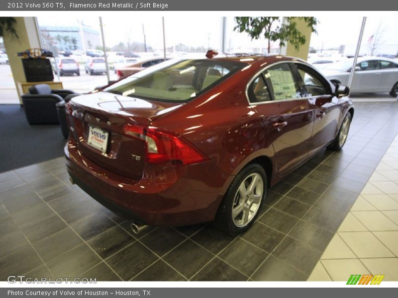 Flamenco Red Metallic / Soft Beige 2012 Volvo S60 T5