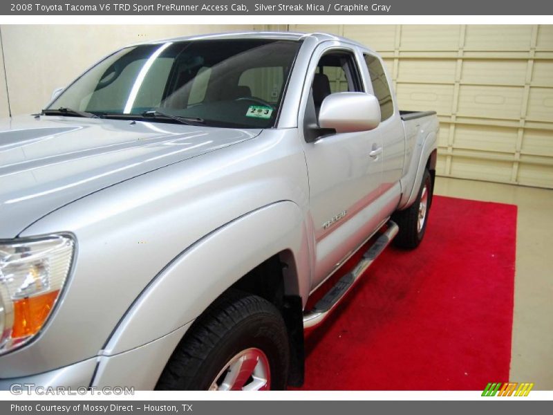 Silver Streak Mica / Graphite Gray 2008 Toyota Tacoma V6 TRD Sport PreRunner Access Cab