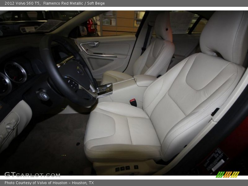 Flamenco Red Metallic / Soft Beige 2012 Volvo S60 T5