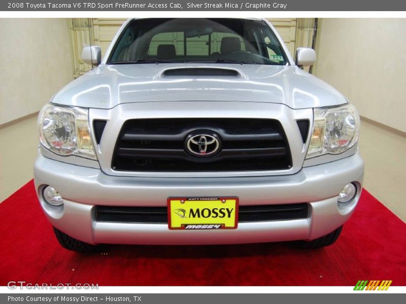 Silver Streak Mica / Graphite Gray 2008 Toyota Tacoma V6 TRD Sport PreRunner Access Cab