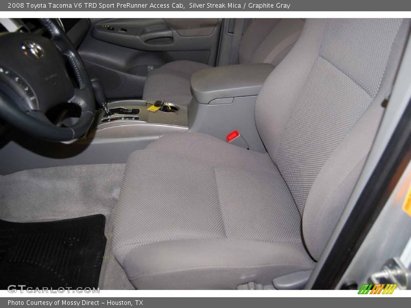 Silver Streak Mica / Graphite Gray 2008 Toyota Tacoma V6 TRD Sport PreRunner Access Cab