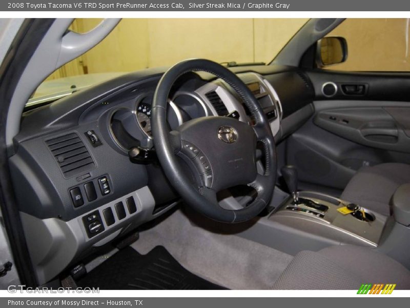 Silver Streak Mica / Graphite Gray 2008 Toyota Tacoma V6 TRD Sport PreRunner Access Cab