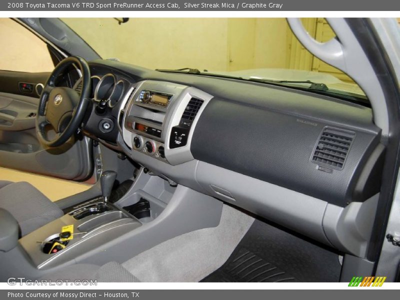 Silver Streak Mica / Graphite Gray 2008 Toyota Tacoma V6 TRD Sport PreRunner Access Cab