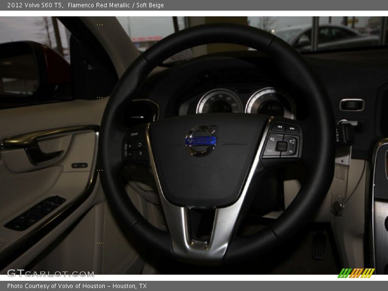 Flamenco Red Metallic / Soft Beige 2012 Volvo S60 T5