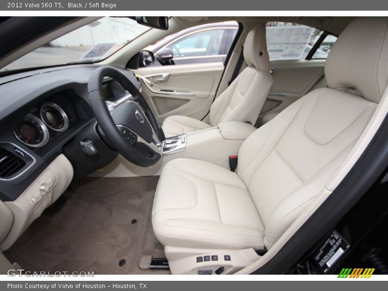 Black / Soft Beige 2012 Volvo S60 T5