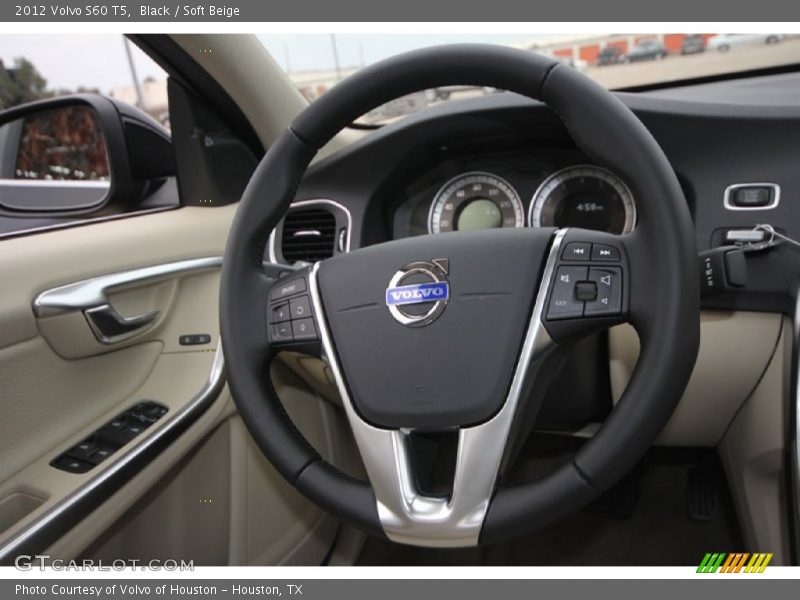 Black / Soft Beige 2012 Volvo S60 T5