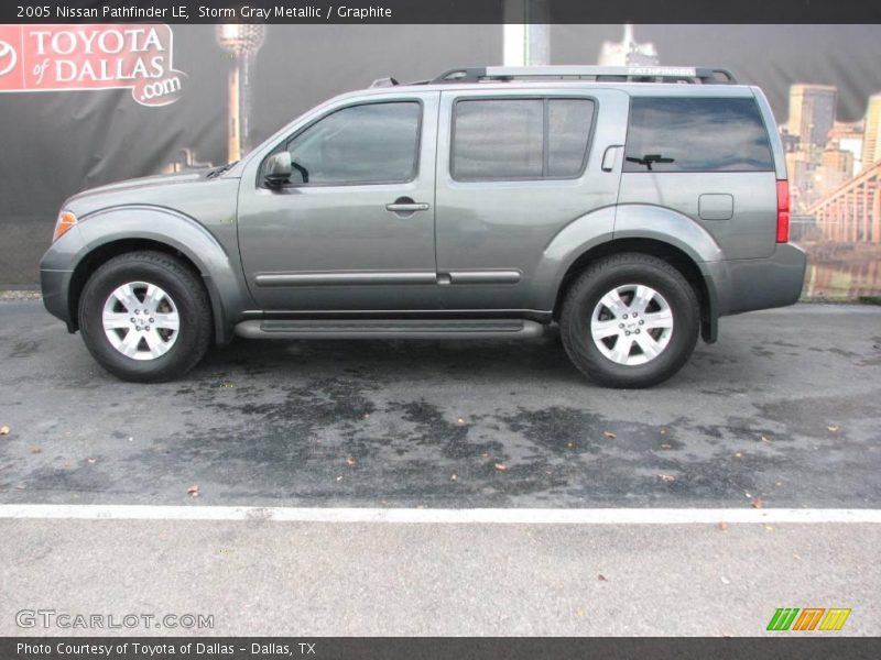 Storm Gray Metallic / Graphite 2005 Nissan Pathfinder LE