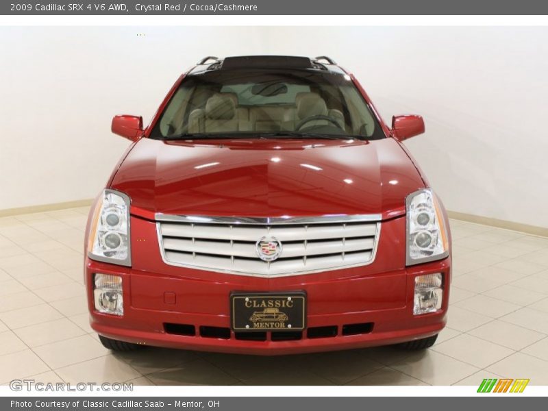 Crystal Red / Cocoa/Cashmere 2009 Cadillac SRX 4 V6 AWD